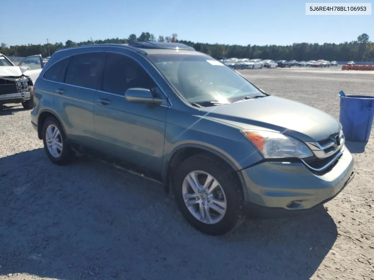 2011 Honda Cr-V Exl VIN: 5J6RE4H78BL106953 Lot: 74152234