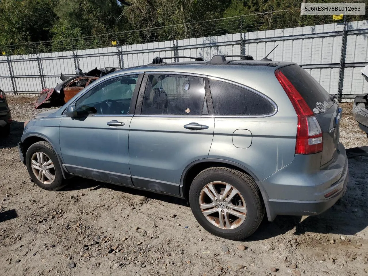 2011 Honda Cr-V Exl VIN: 5J6RE3H78BL012663 Lot: 74376994