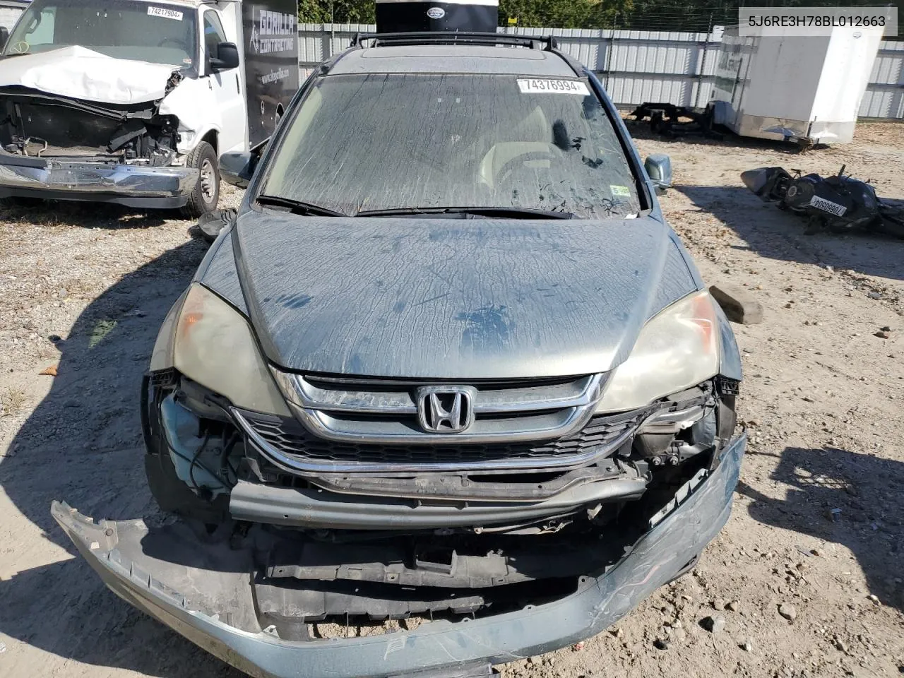 5J6RE3H78BL012663 2011 Honda Cr-V Exl