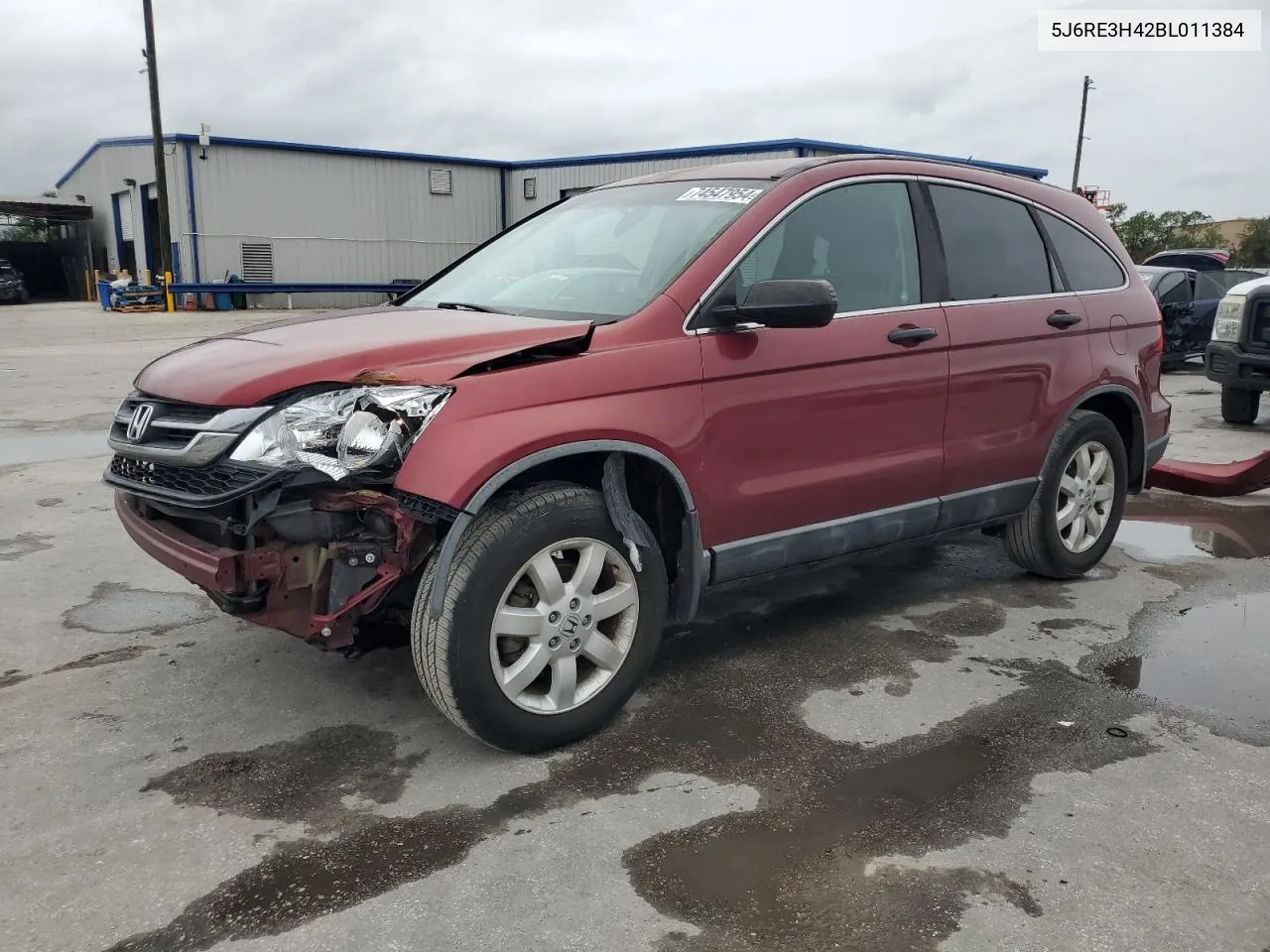 5J6RE3H42BL011384 2011 Honda Cr-V Se