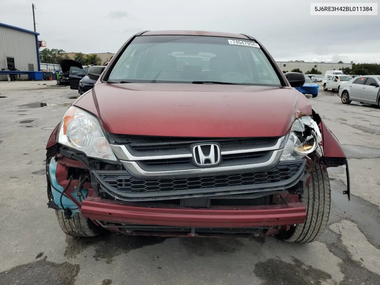 2011 Honda Cr-V Se VIN: 5J6RE3H42BL011384 Lot: 74547954