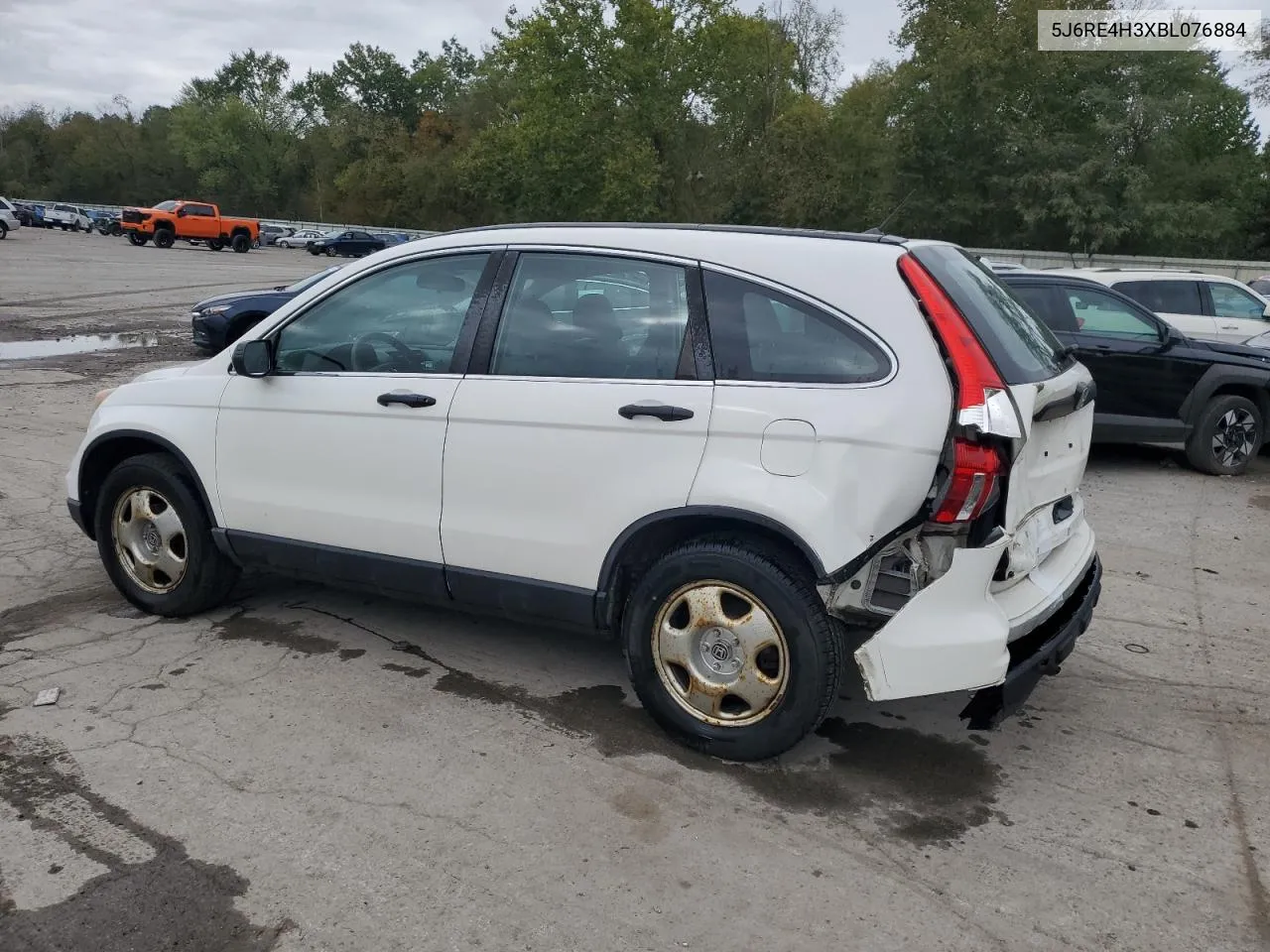 2011 Honda Cr-V Lx VIN: 5J6RE4H3XBL076884 Lot: 74922184