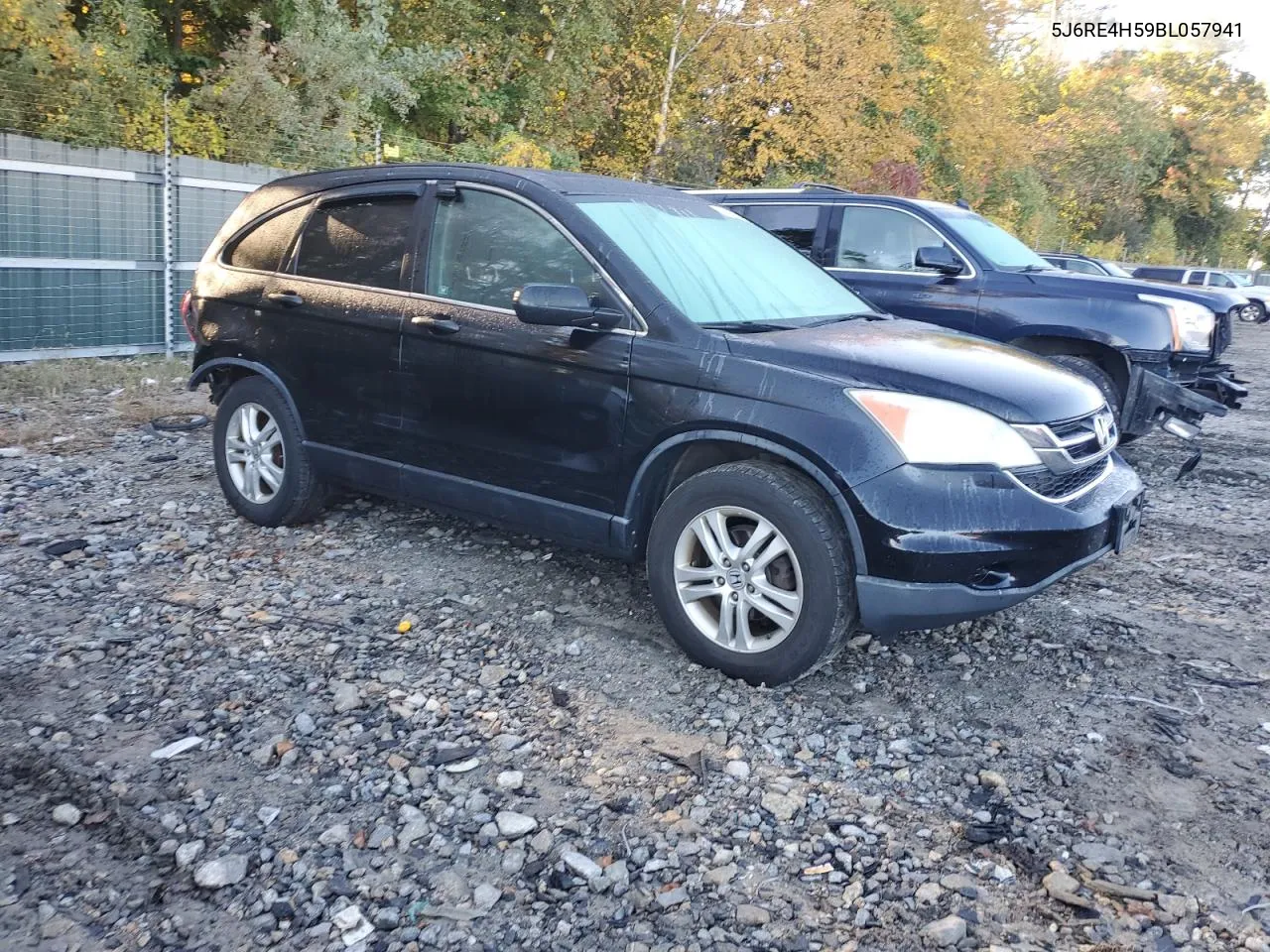 2011 Honda Cr-V Ex VIN: 5J6RE4H59BL057941 Lot: 75239754