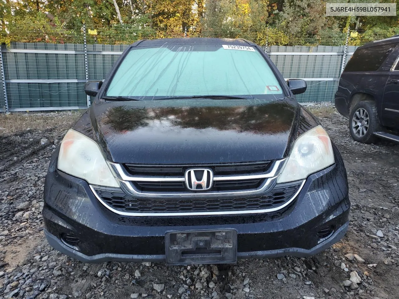 2011 Honda Cr-V Ex VIN: 5J6RE4H59BL057941 Lot: 75239754