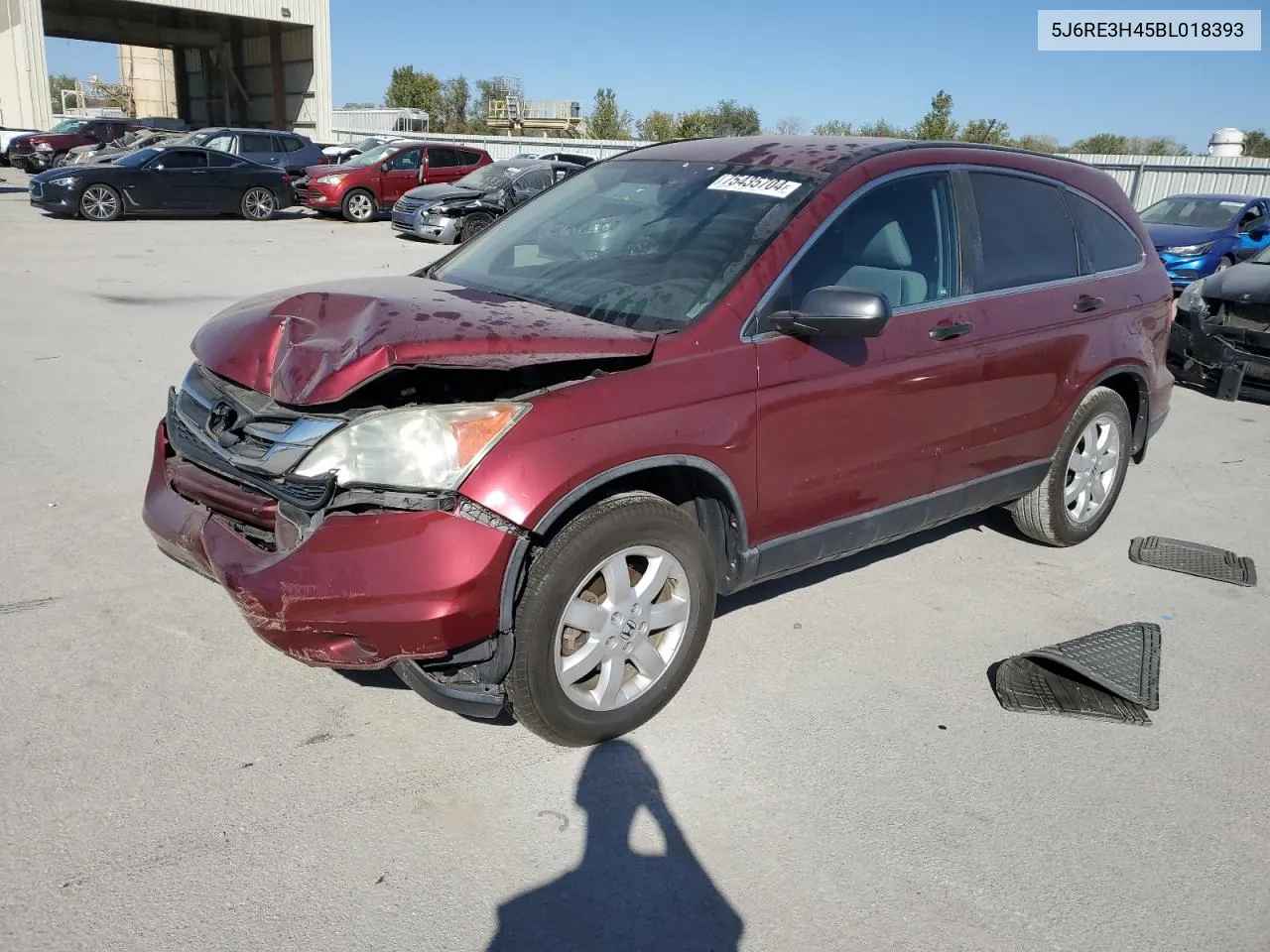 5J6RE3H45BL018393 2011 Honda Cr-V Se