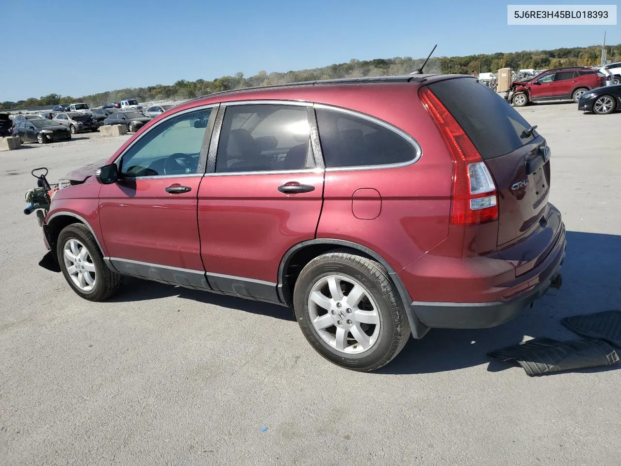 2011 Honda Cr-V Se VIN: 5J6RE3H45BL018393 Lot: 75435704