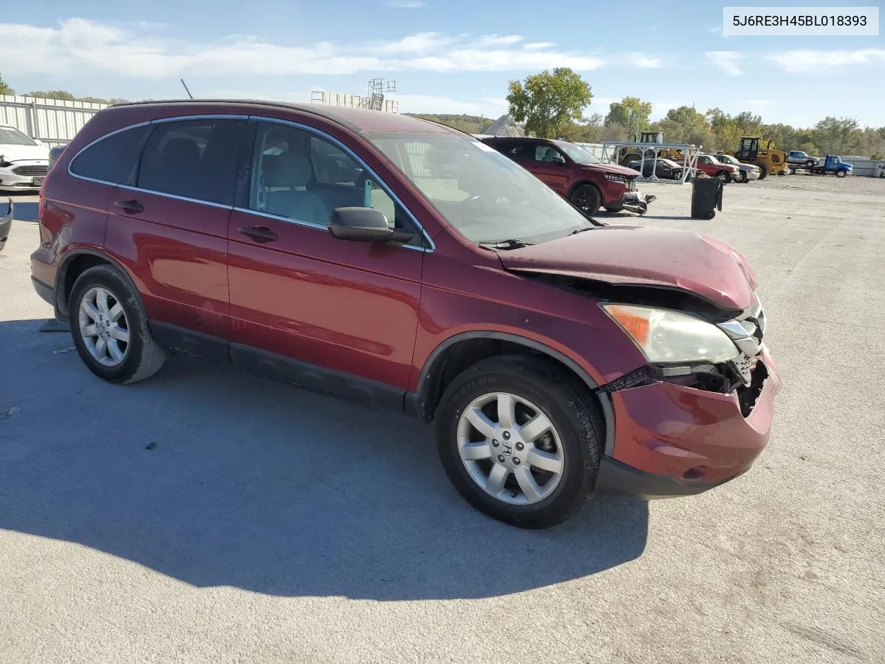 2011 Honda Cr-V Se VIN: 5J6RE3H45BL018393 Lot: 75435704