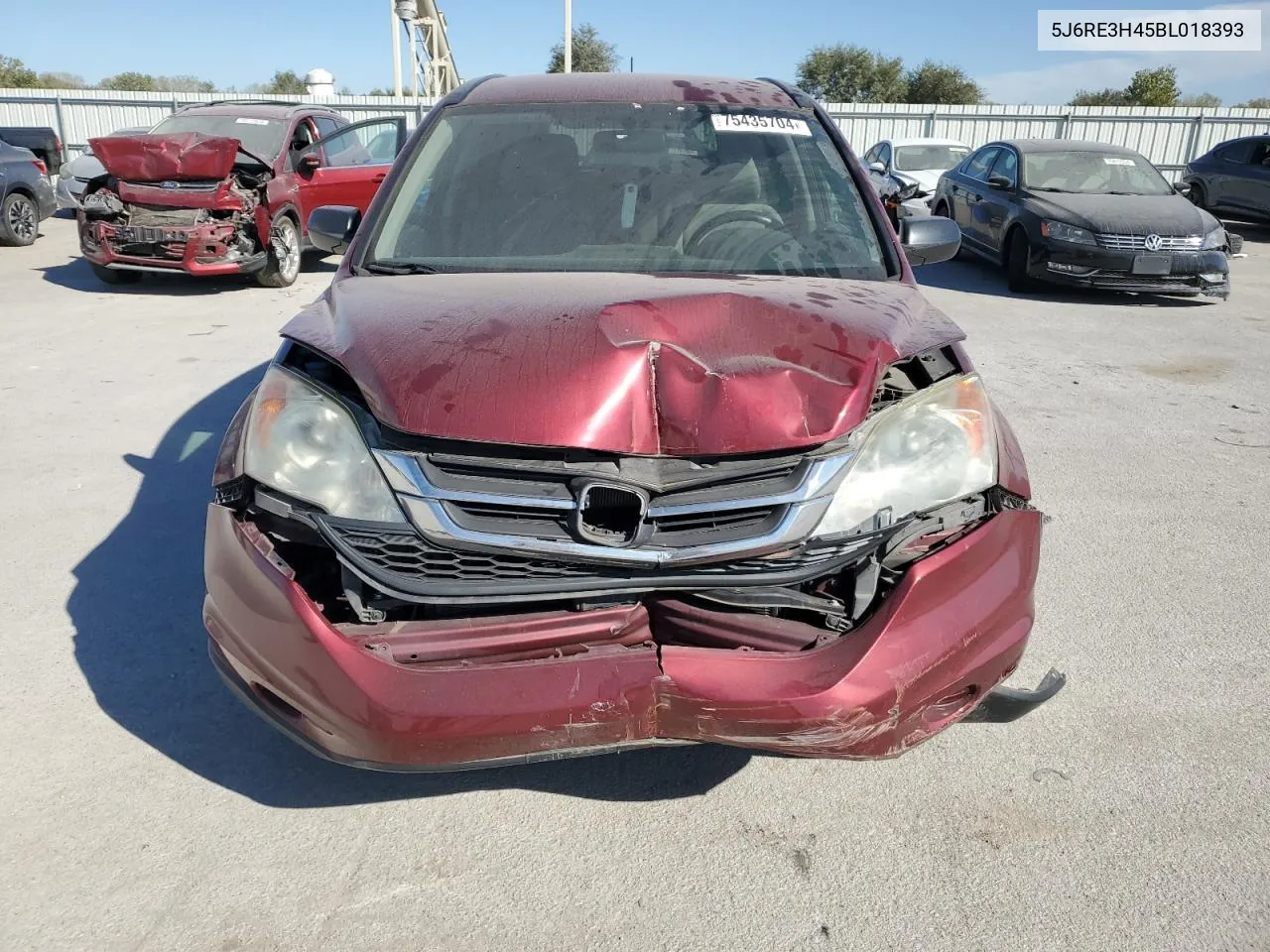 5J6RE3H45BL018393 2011 Honda Cr-V Se