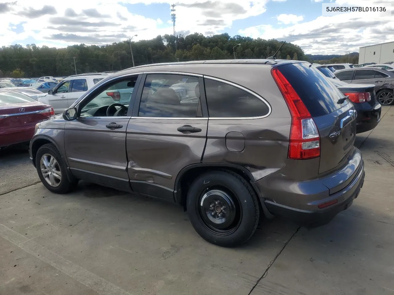 5J6RE3H57BL016136 2011 Honda Cr-V Ex