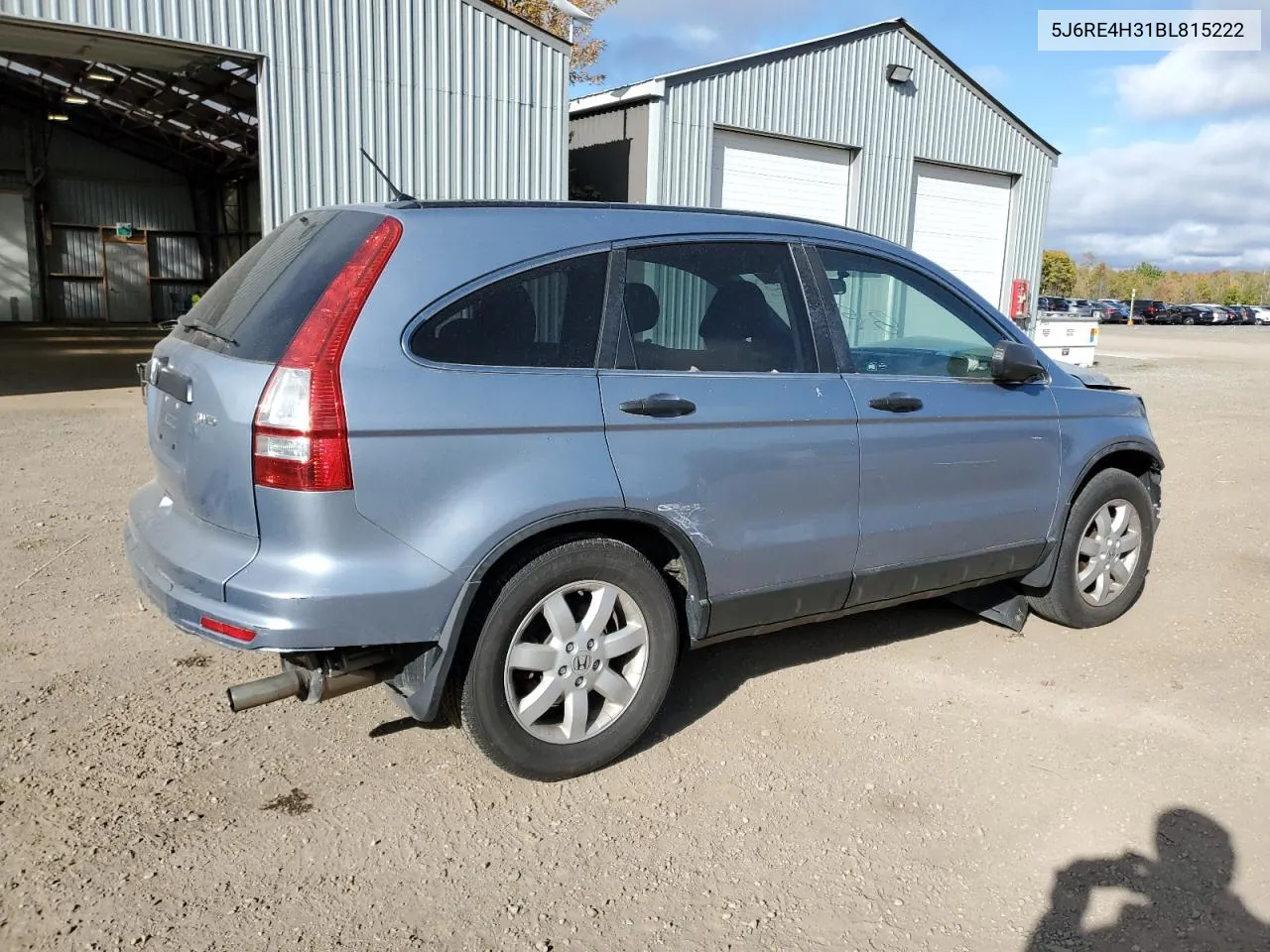 2011 Honda Cr-V Lx VIN: 5J6RE4H31BL815222 Lot: 76026734