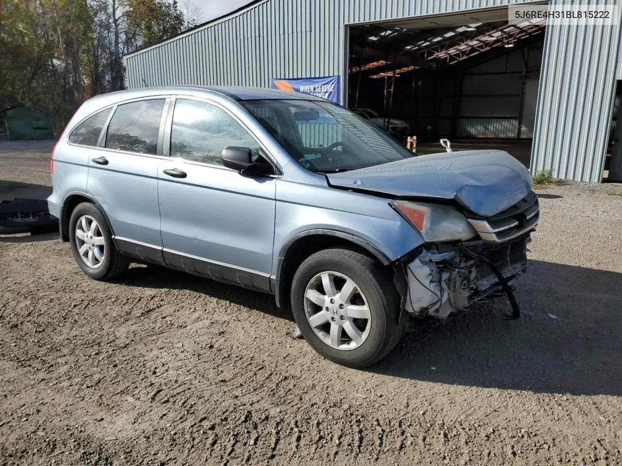 2011 Honda Cr-V Lx VIN: 5J6RE4H31BL815222 Lot: 76026734