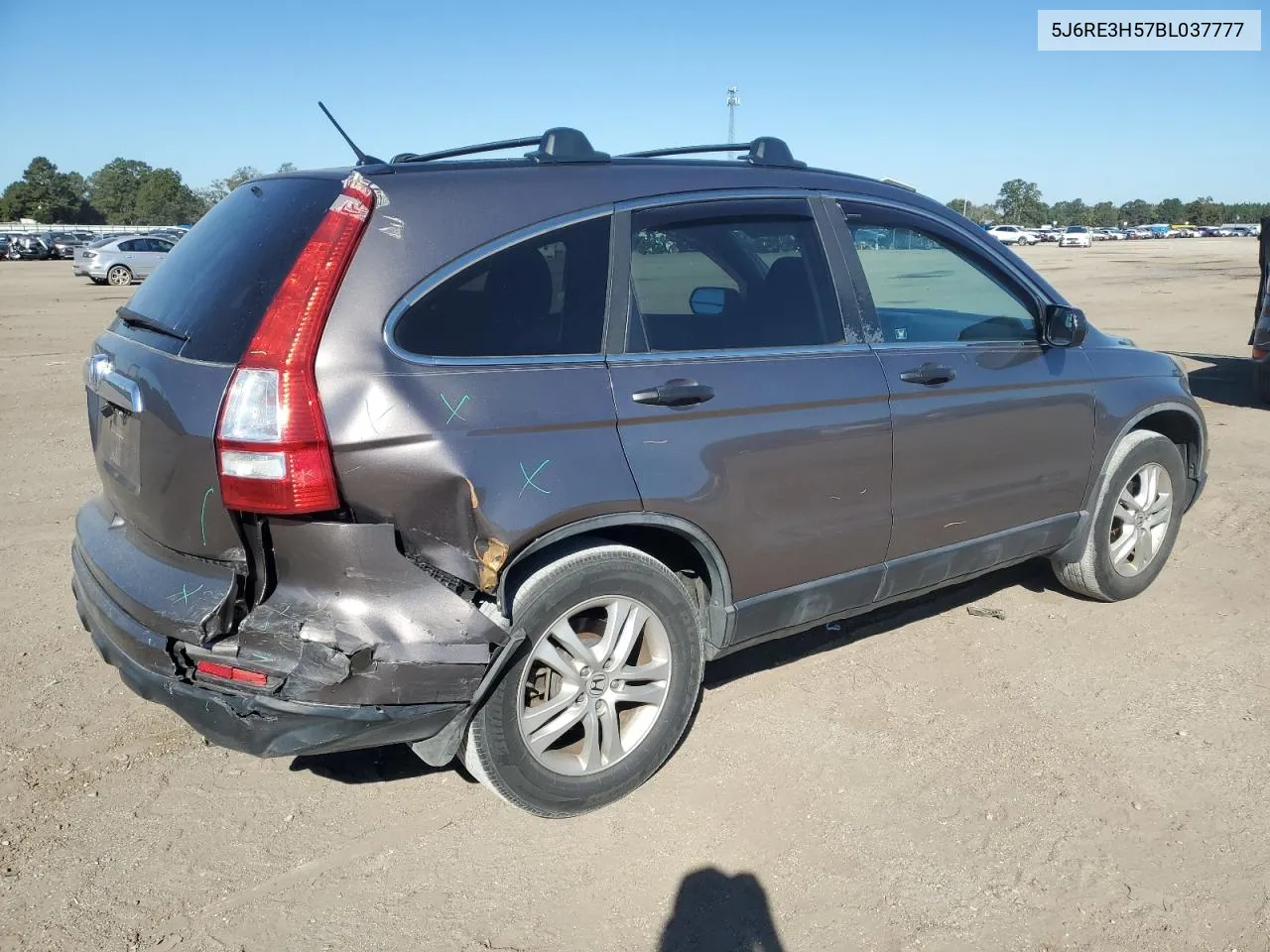 5J6RE3H57BL037777 2011 Honda Cr-V Ex