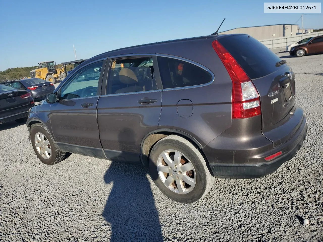 2011 Honda Cr-V Se VIN: 5J6RE4H42BL012671 Lot: 76889784