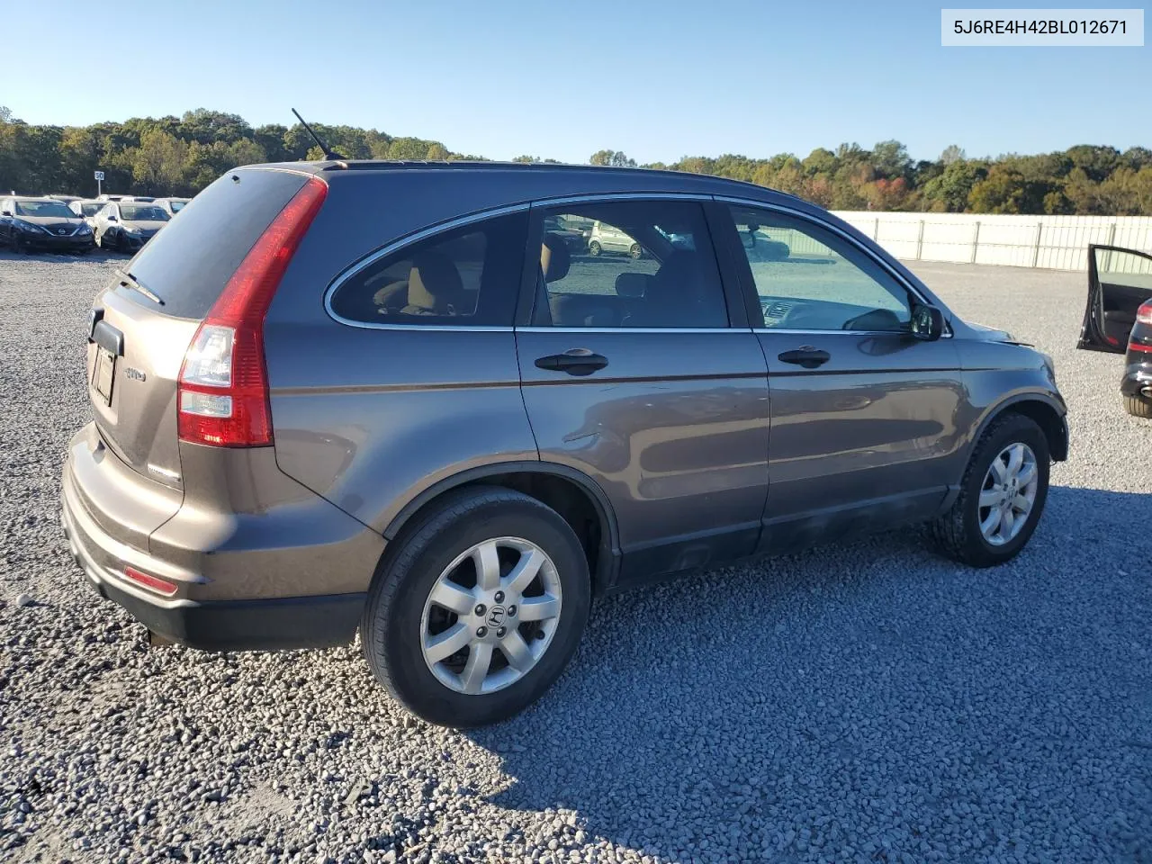 2011 Honda Cr-V Se VIN: 5J6RE4H42BL012671 Lot: 76889784