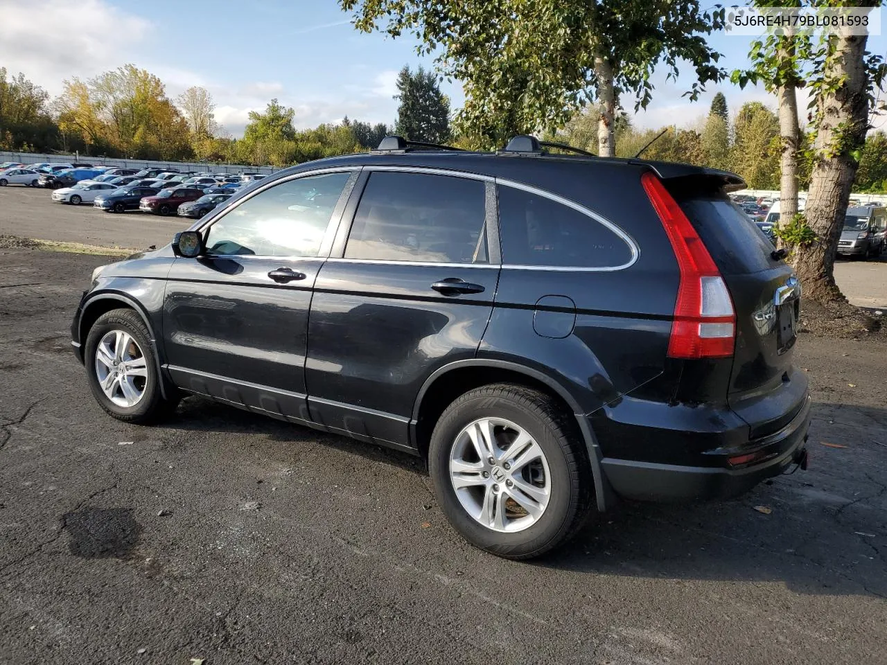 2011 Honda Cr-V Exl VIN: 5J6RE4H79BL081593 Lot: 76900884