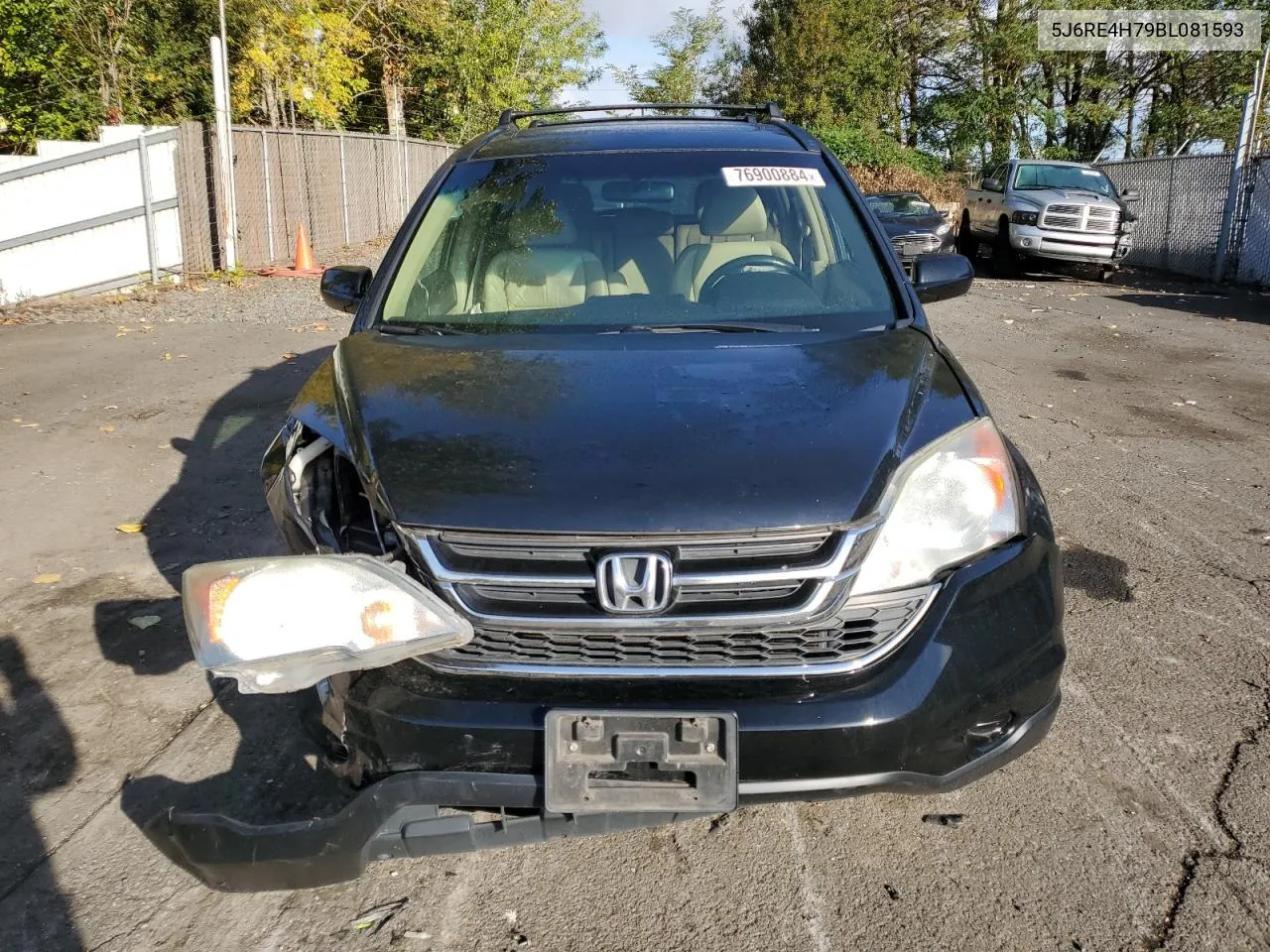 2011 Honda Cr-V Exl VIN: 5J6RE4H79BL081593 Lot: 76900884