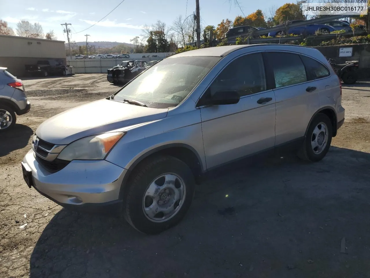 2011 Honda Cr-V Lx VIN: JHLRE3H30BC016177 Lot: 77043294