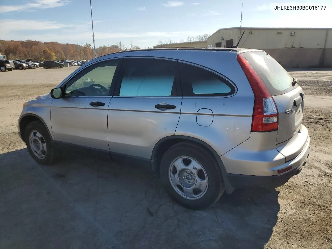 2011 Honda Cr-V Lx VIN: JHLRE3H30BC016177 Lot: 77043294