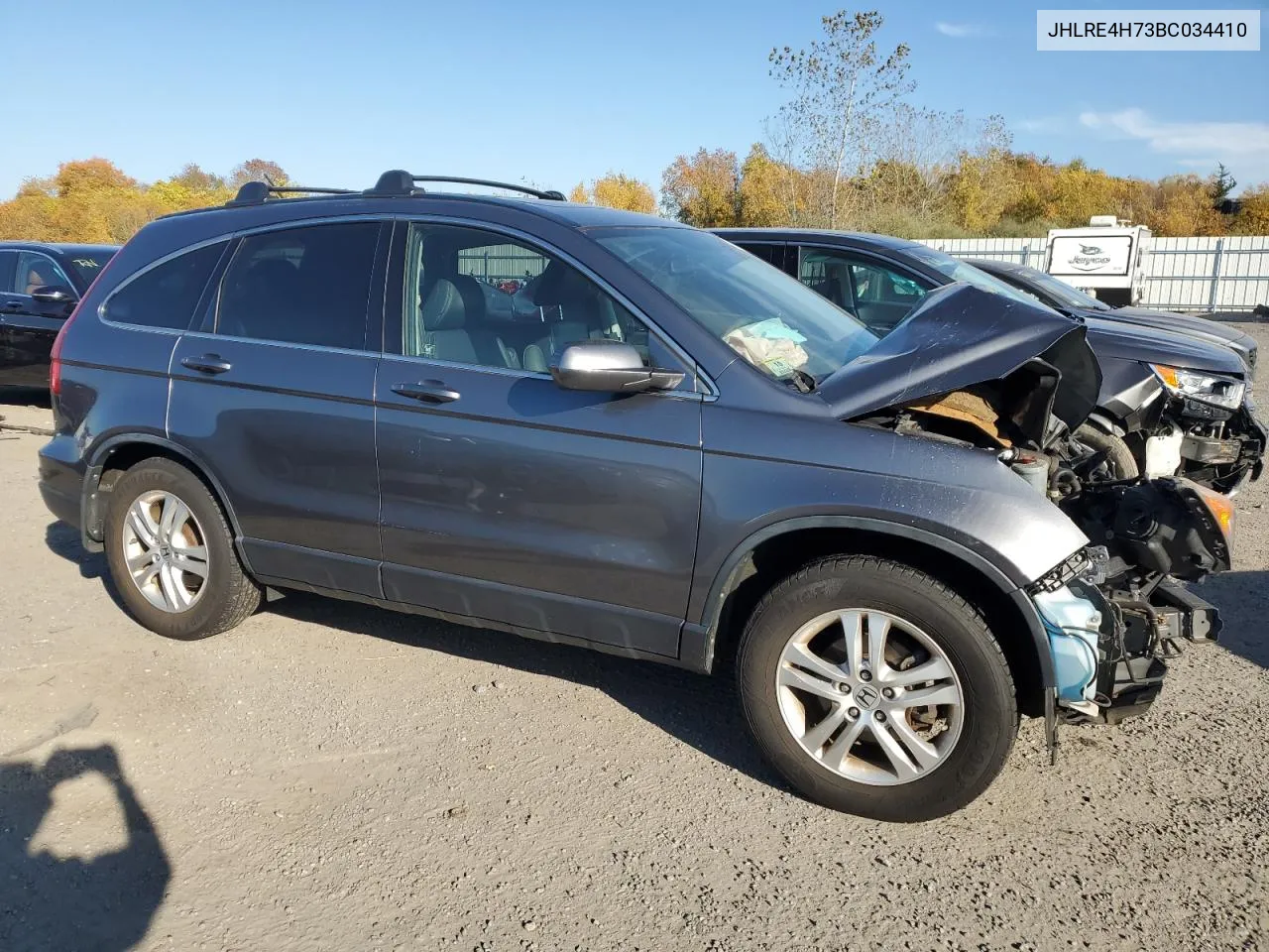 2011 Honda Cr-V Exl VIN: JHLRE4H73BC034410 Lot: 77084664