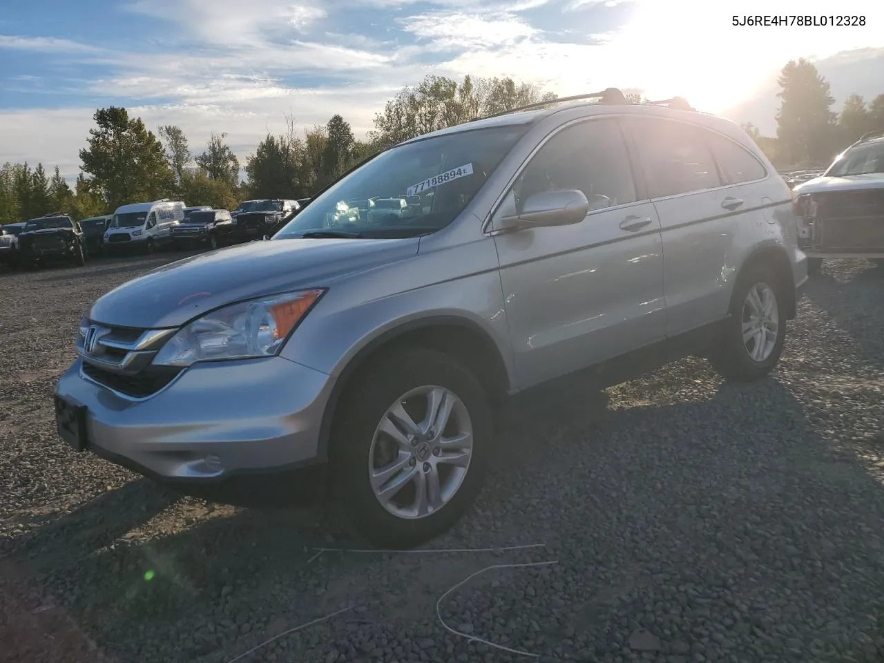 2011 Honda Cr-V Exl VIN: 5J6RE4H78BL012328 Lot: 77188894