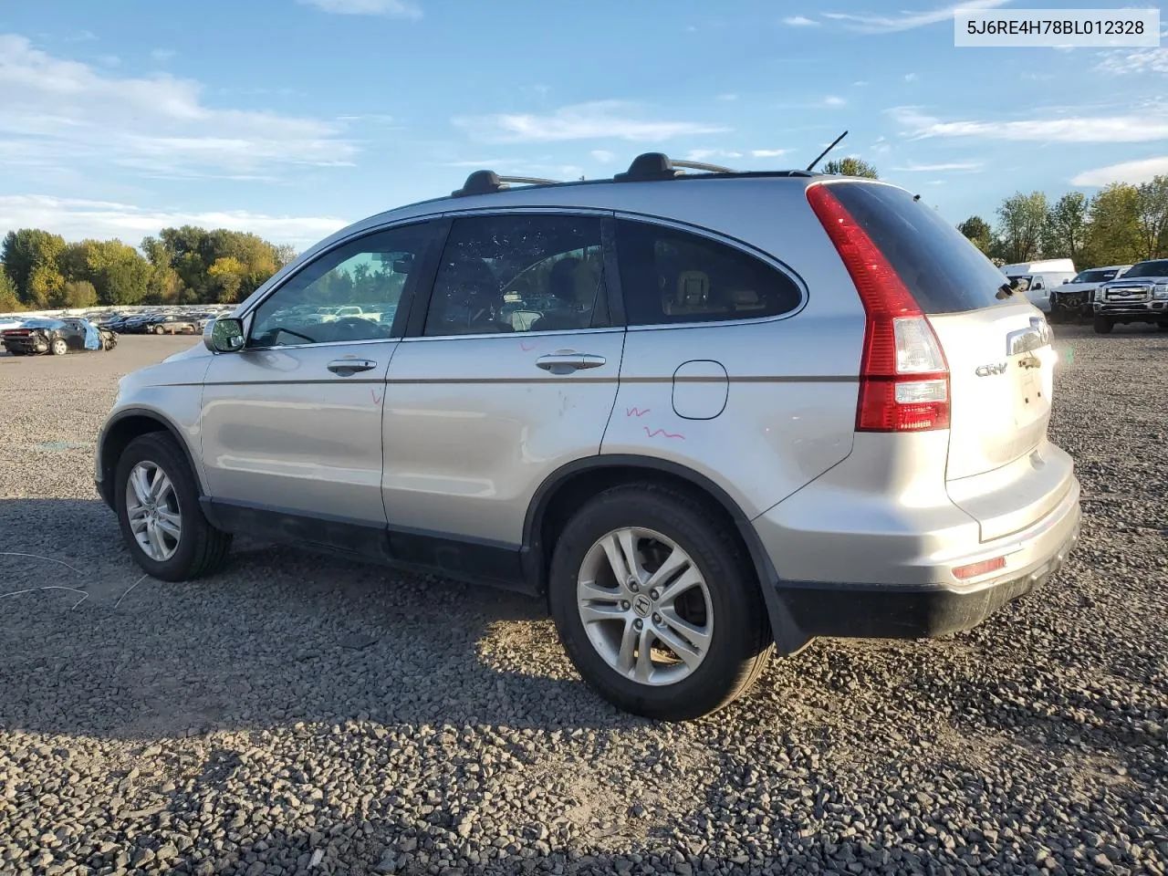 2011 Honda Cr-V Exl VIN: 5J6RE4H78BL012328 Lot: 77188894