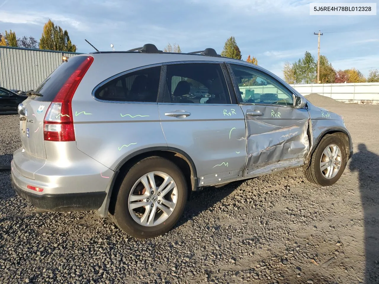 2011 Honda Cr-V Exl VIN: 5J6RE4H78BL012328 Lot: 77188894