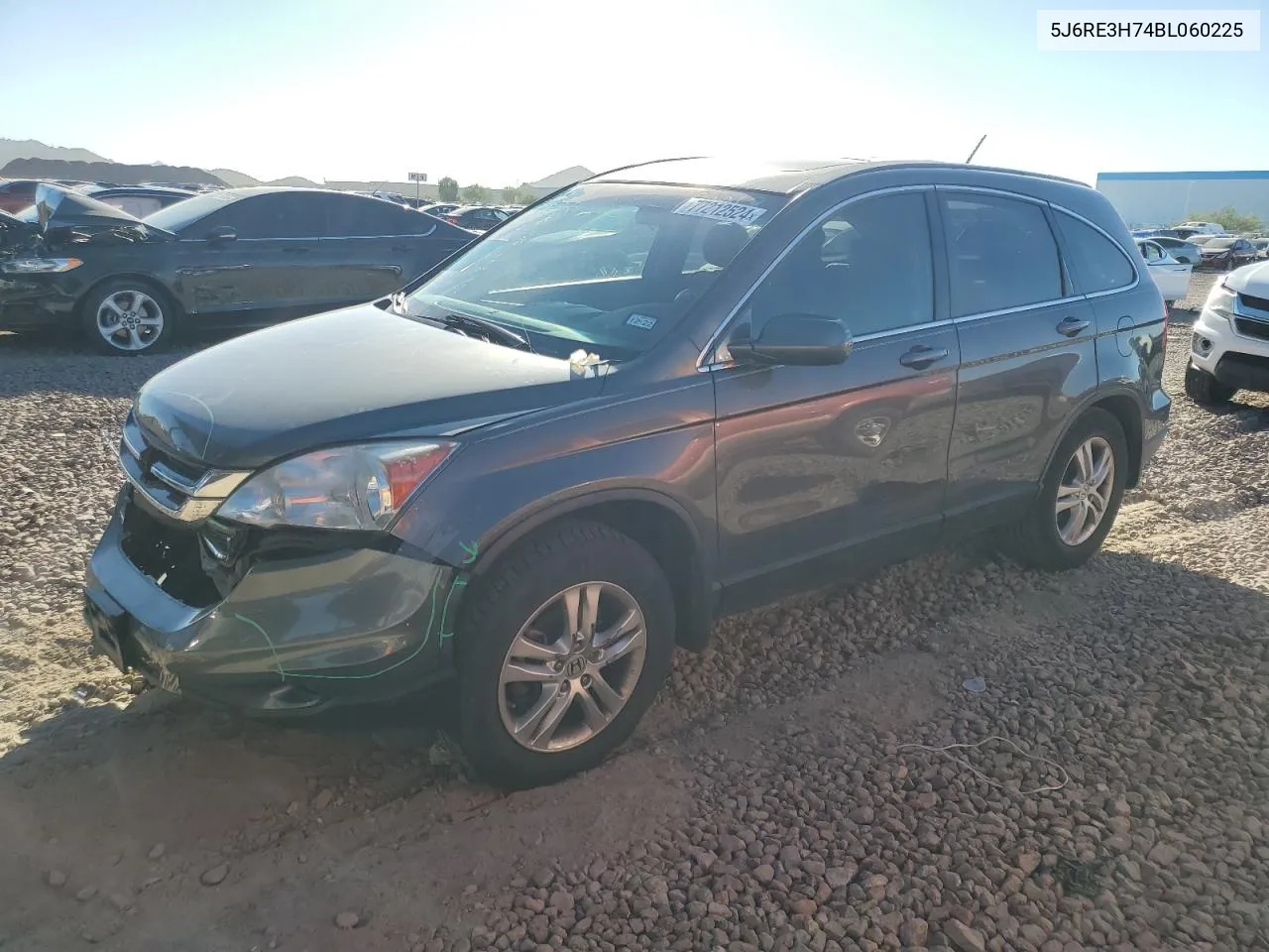 2011 Honda Cr-V Exl VIN: 5J6RE3H74BL060225 Lot: 77212524