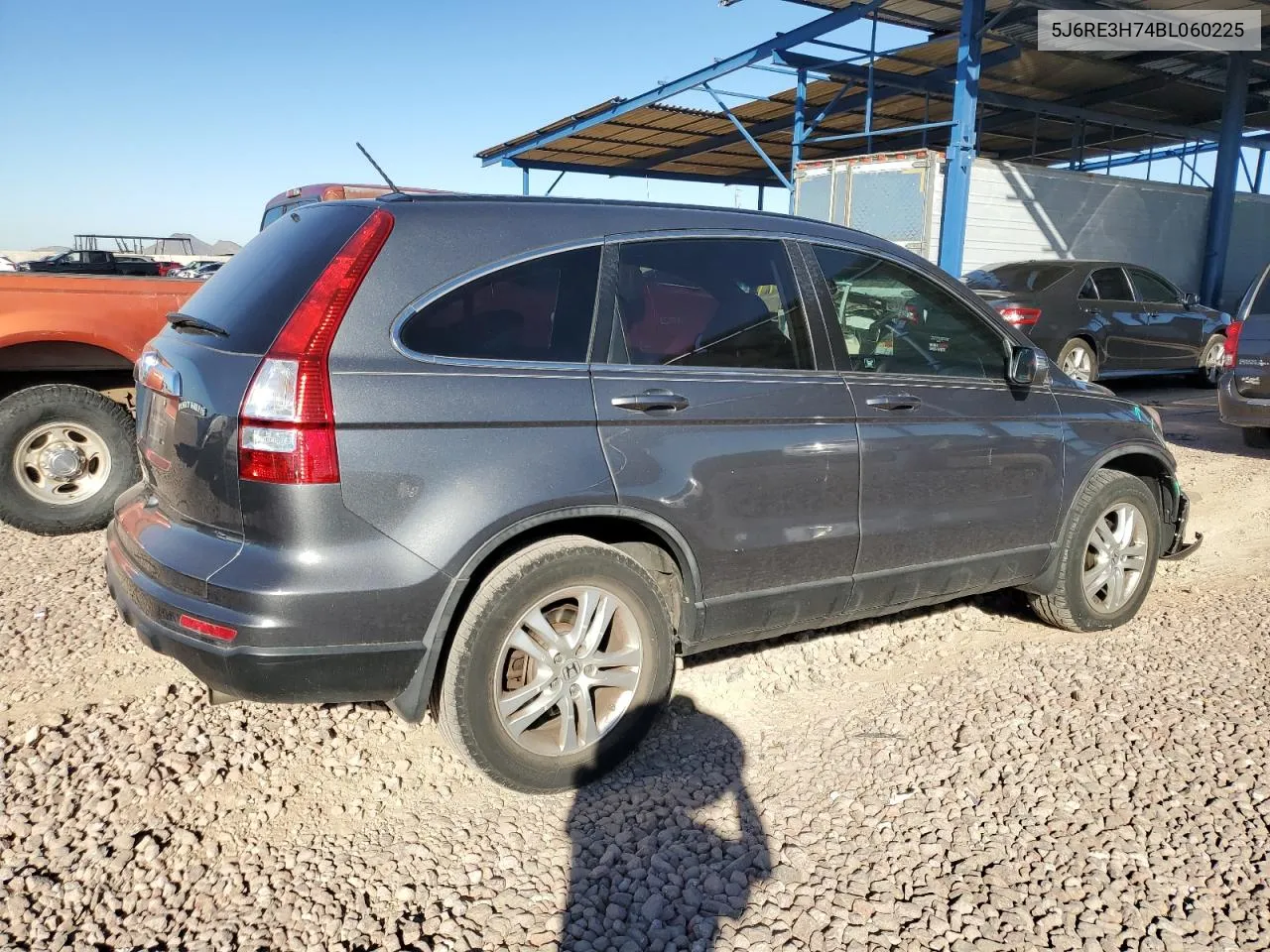 2011 Honda Cr-V Exl VIN: 5J6RE3H74BL060225 Lot: 77212524