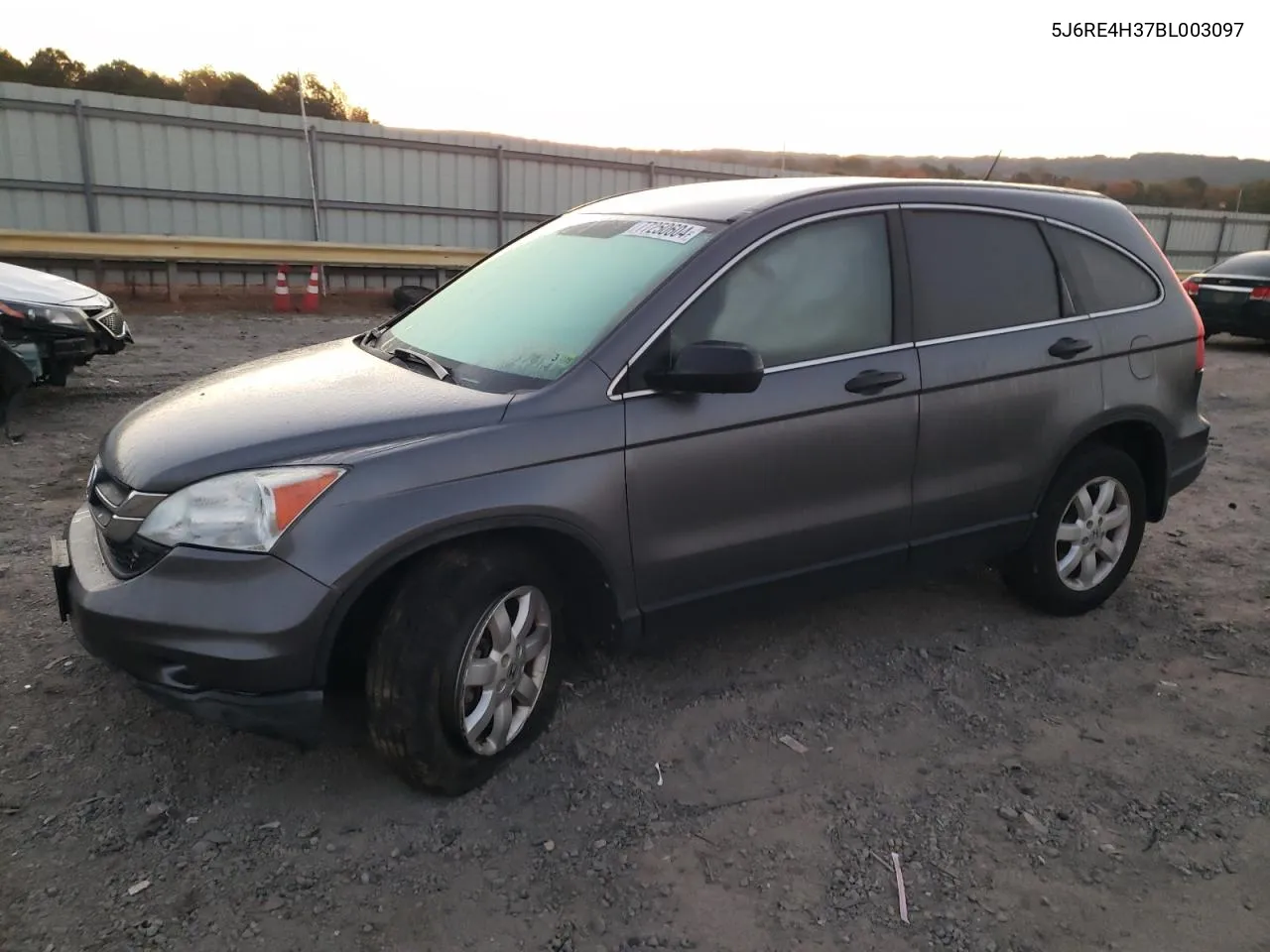 2011 Honda Cr-V Lx VIN: 5J6RE4H37BL003097 Lot: 77250604