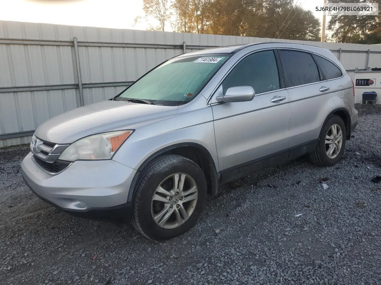 2011 Honda Cr-V Exl VIN: 5J6RE4H79BL063921 Lot: 77461984