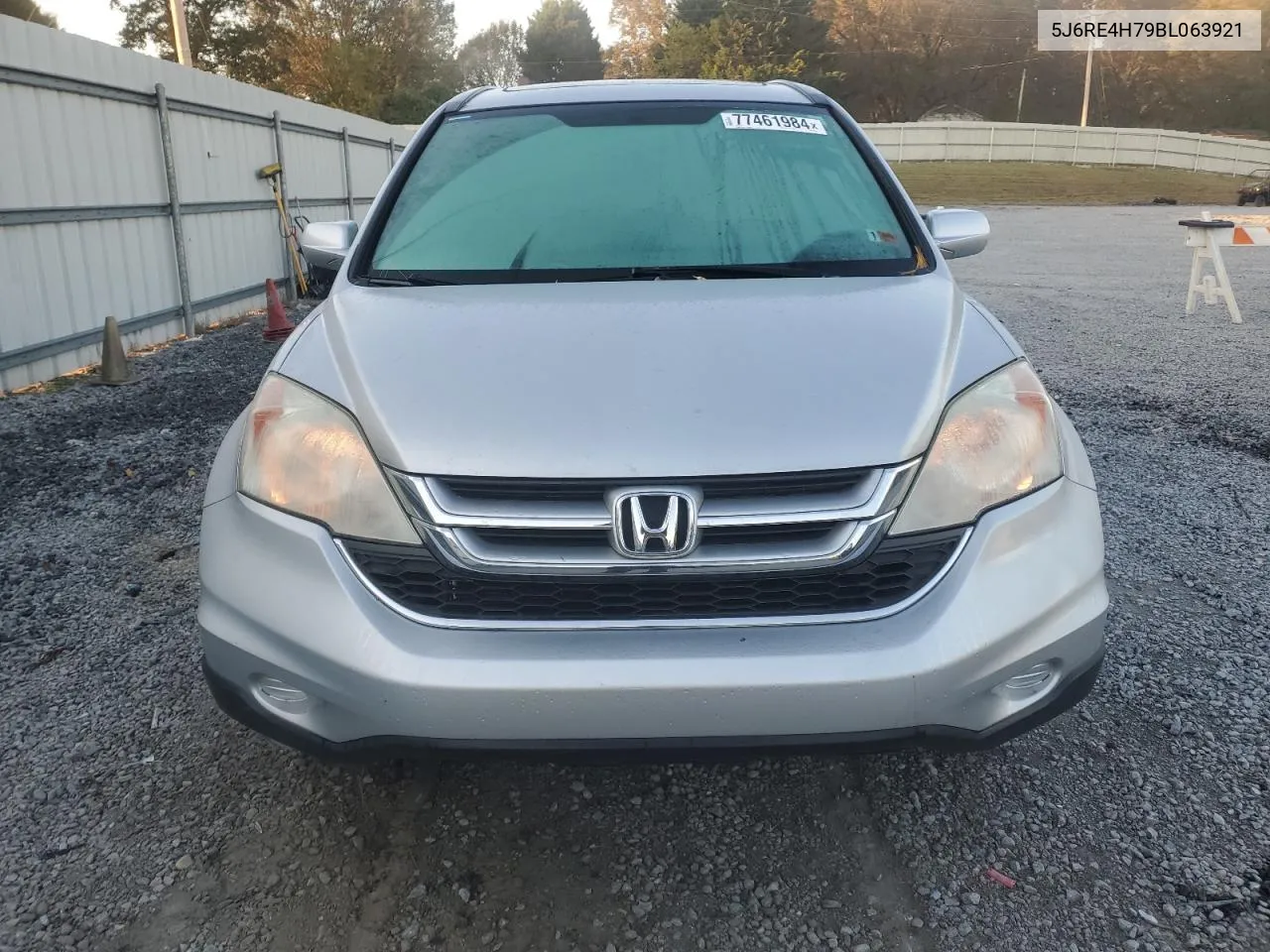 2011 Honda Cr-V Exl VIN: 5J6RE4H79BL063921 Lot: 77461984