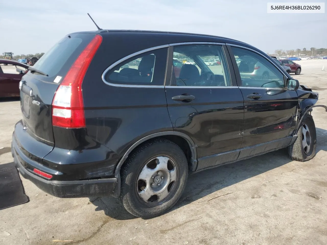 2011 Honda Cr-V Lx VIN: 5J6RE4H36BL026290 Lot: 77750064