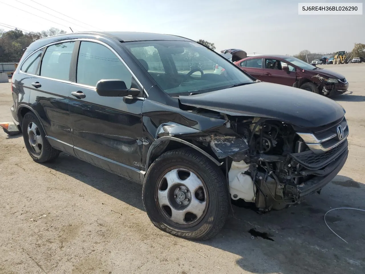 2011 Honda Cr-V Lx VIN: 5J6RE4H36BL026290 Lot: 77750064