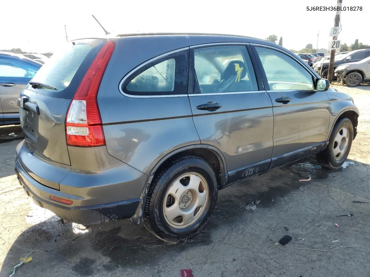 5J6RE3H36BL018278 2011 Honda Cr-V Lx