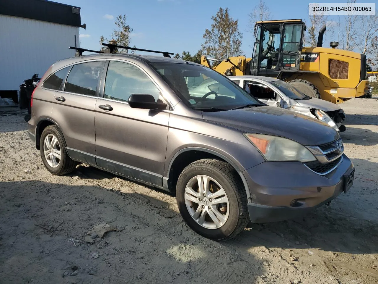 2011 Honda Cr-V Ex VIN: 3CZRE4H54BG700063 Lot: 78031884