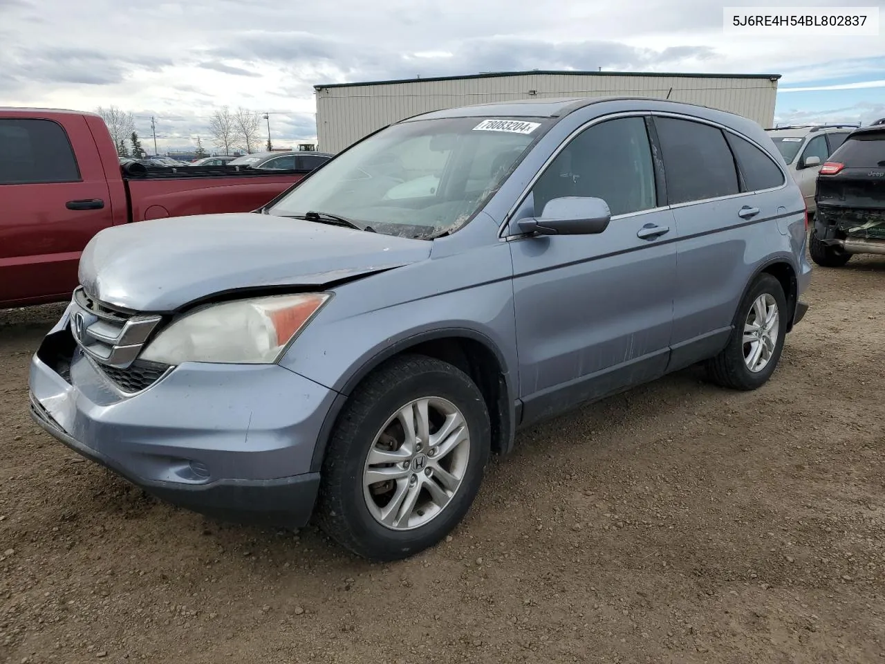 2011 Honda Cr-V Ex VIN: 5J6RE4H54BL802837 Lot: 78083204