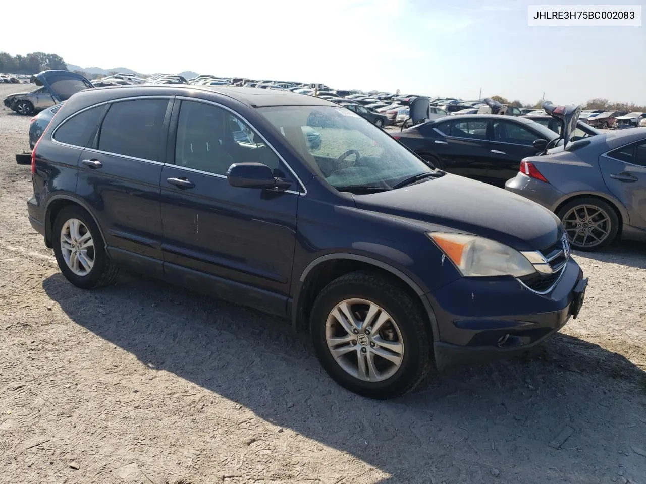 2011 Honda Cr-V Exl VIN: JHLRE3H75BC002083 Lot: 78147914