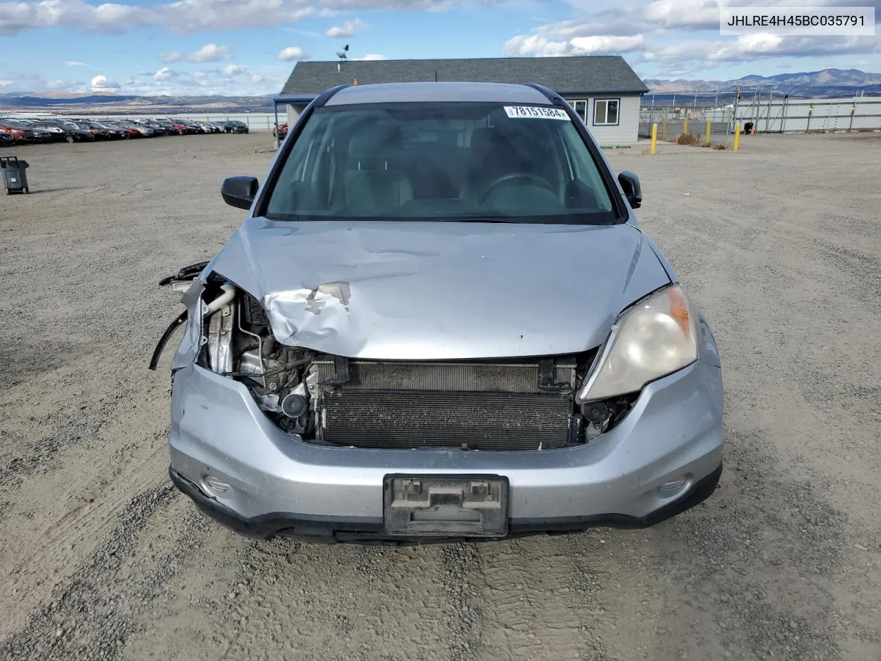 2011 Honda Cr-V Se VIN: JHLRE4H45BC035791 Lot: 78151584