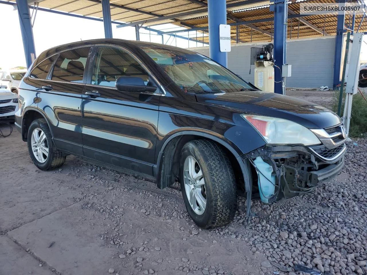 2011 Honda Cr-V Ex VIN: 5J6RE3H5XBL005907 Lot: 78165364