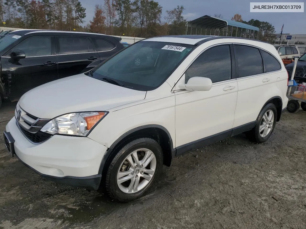 2011 Honda Cr-V Exl VIN: JHLRE3H7XBC013709 Lot: 78167544