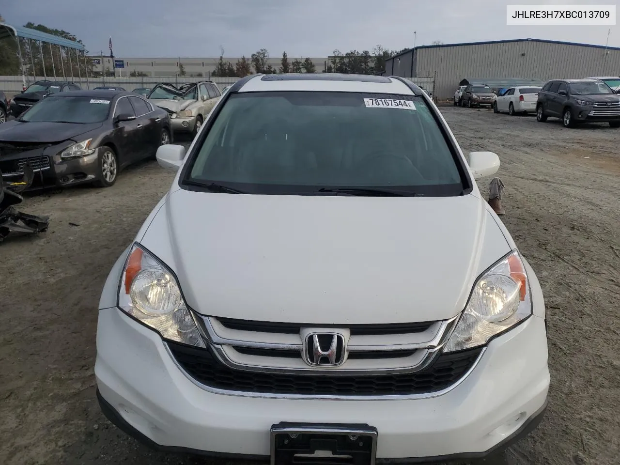 2011 Honda Cr-V Exl VIN: JHLRE3H7XBC013709 Lot: 78167544