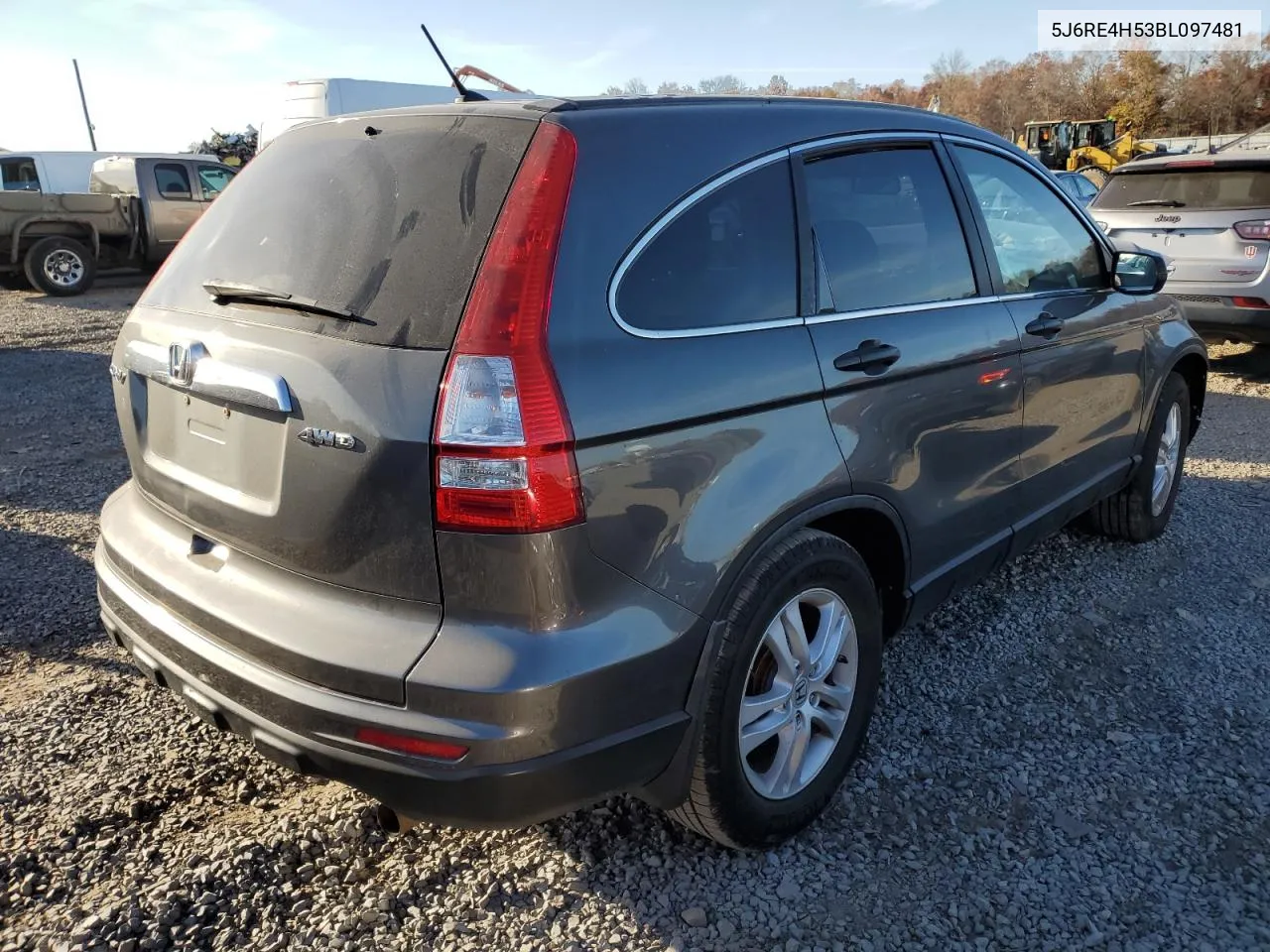 2011 Honda Cr-V Ex VIN: 5J6RE4H53BL097481 Lot: 78356284