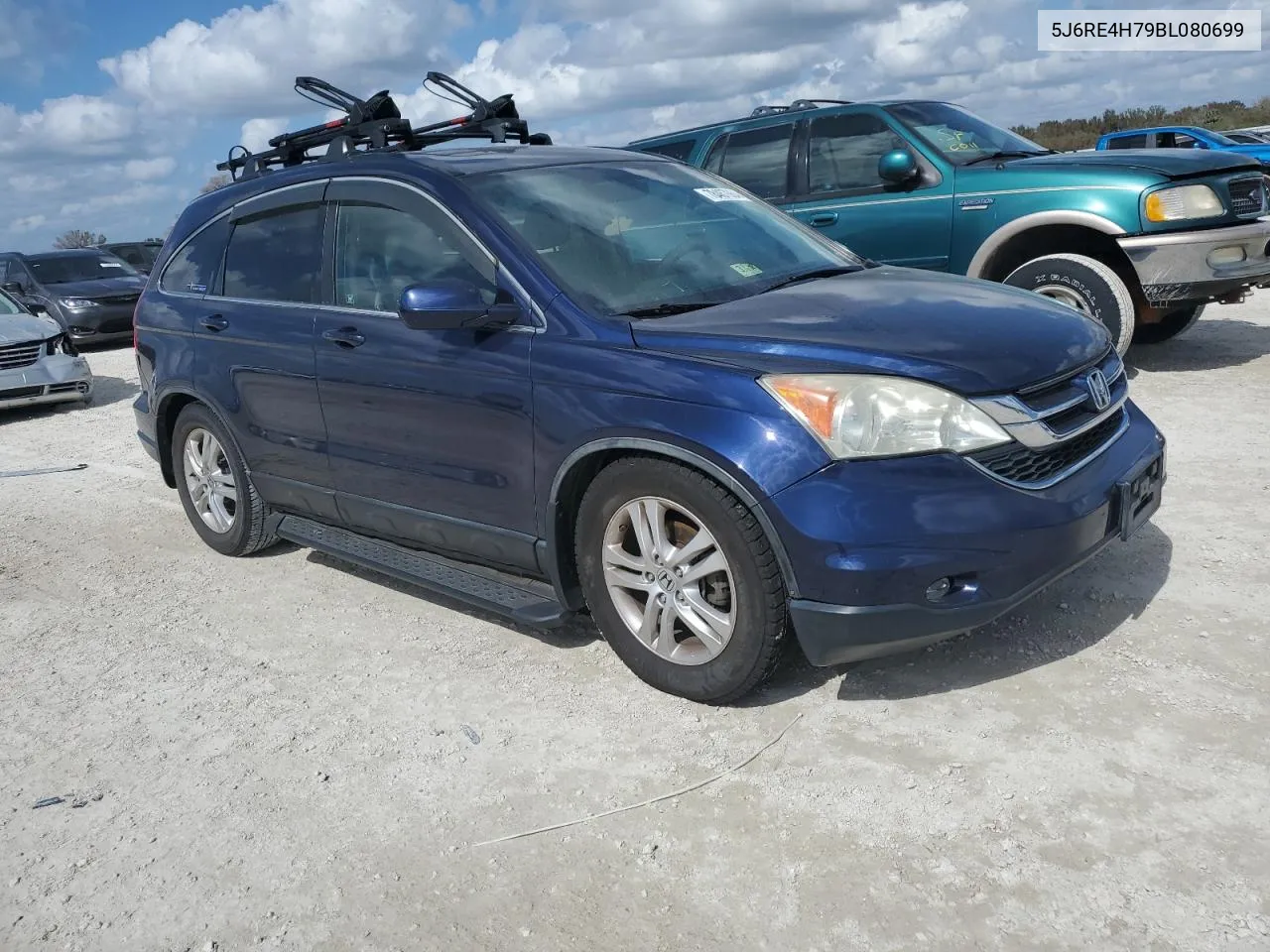 2011 Honda Cr-V Exl VIN: 5J6RE4H79BL080699 Lot: 78467664