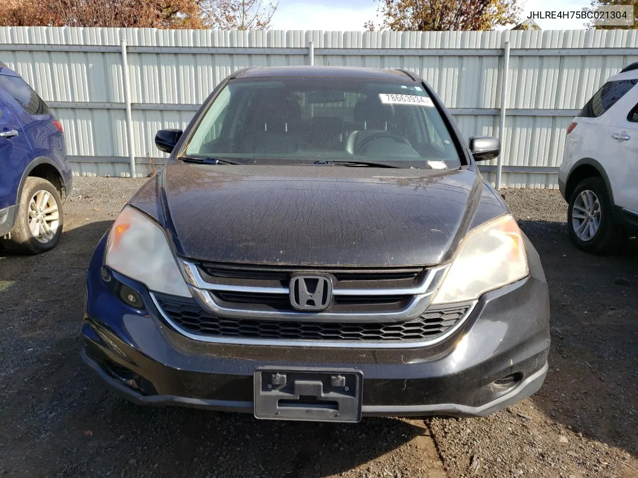 2011 Honda Cr-V Exl VIN: JHLRE4H75BC021304 Lot: 78663934