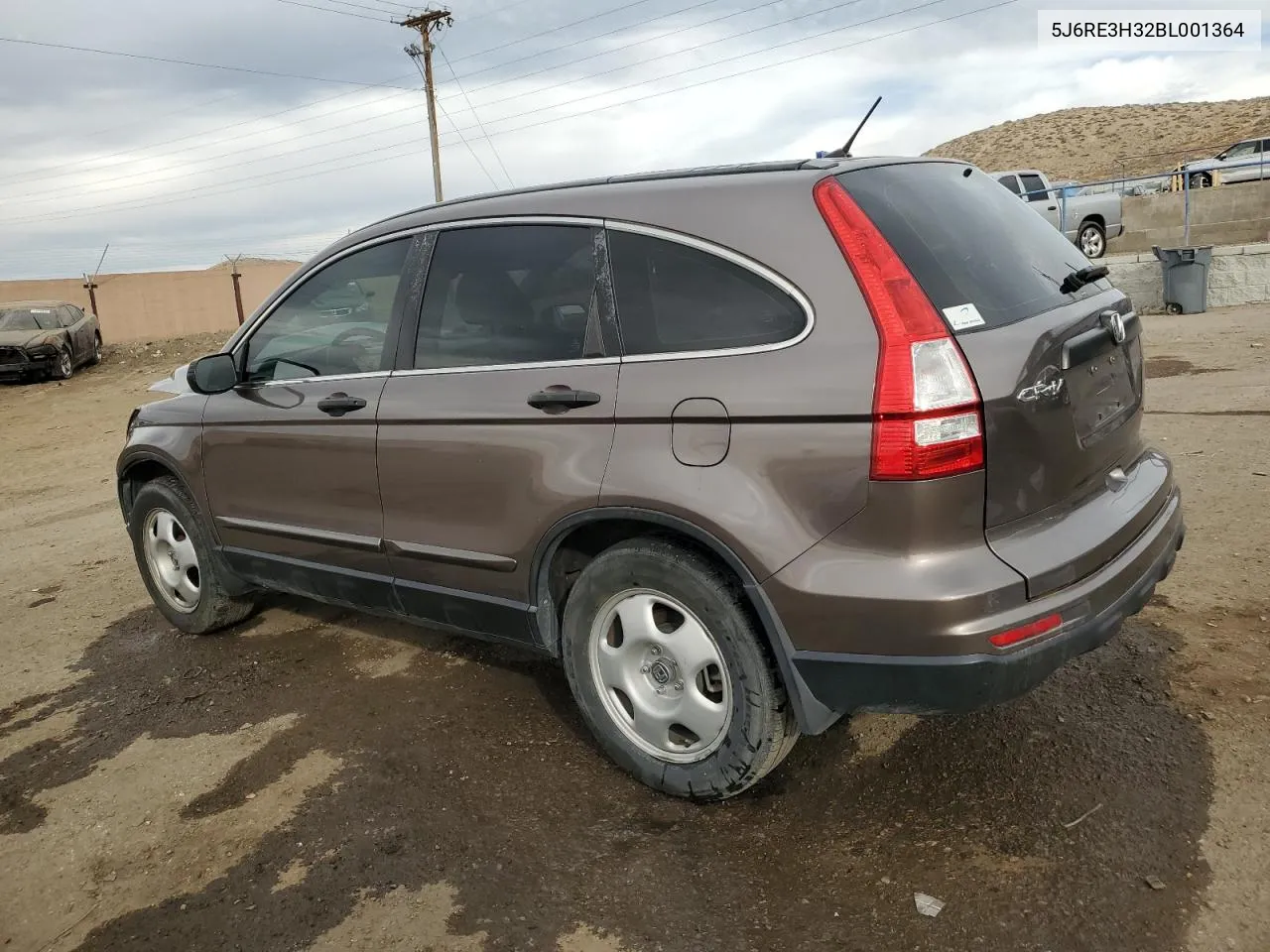 2011 Honda Cr-V Lx VIN: 5J6RE3H32BL001364 Lot: 78673694