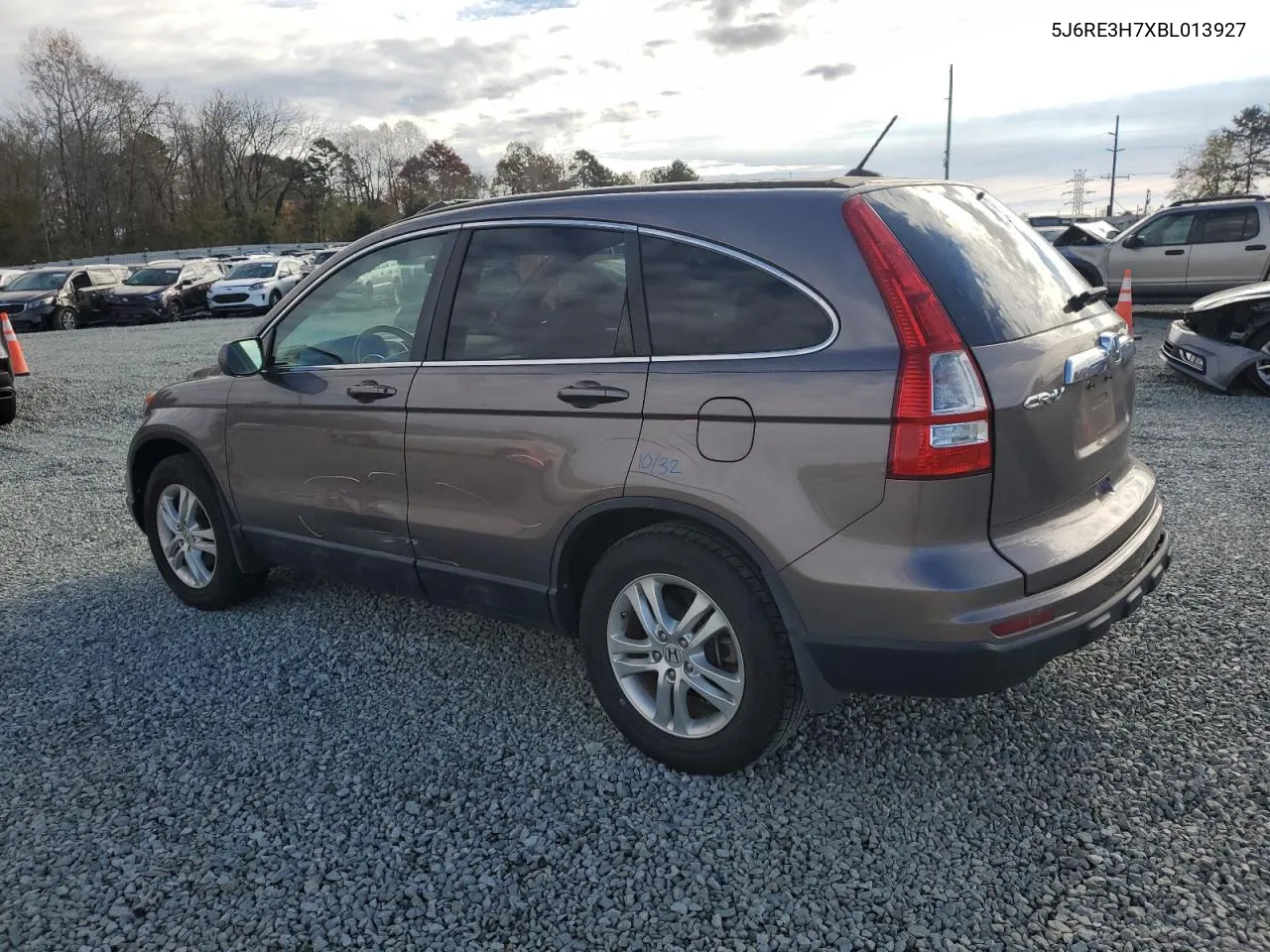 2011 Honda Cr-V Exl VIN: 5J6RE3H7XBL013927 Lot: 78748524