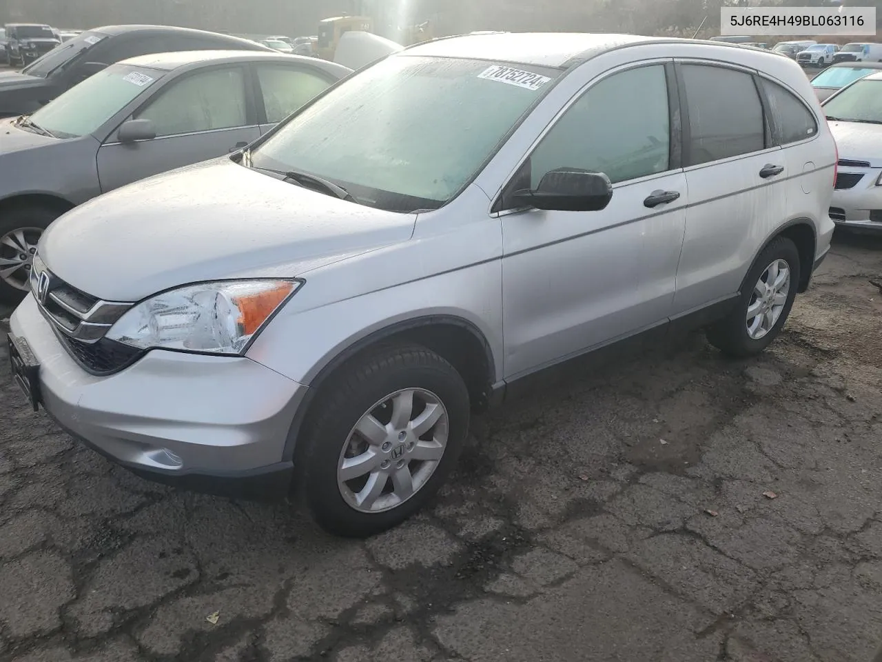 2011 Honda Cr-V Se VIN: 5J6RE4H49BL063116 Lot: 78752724