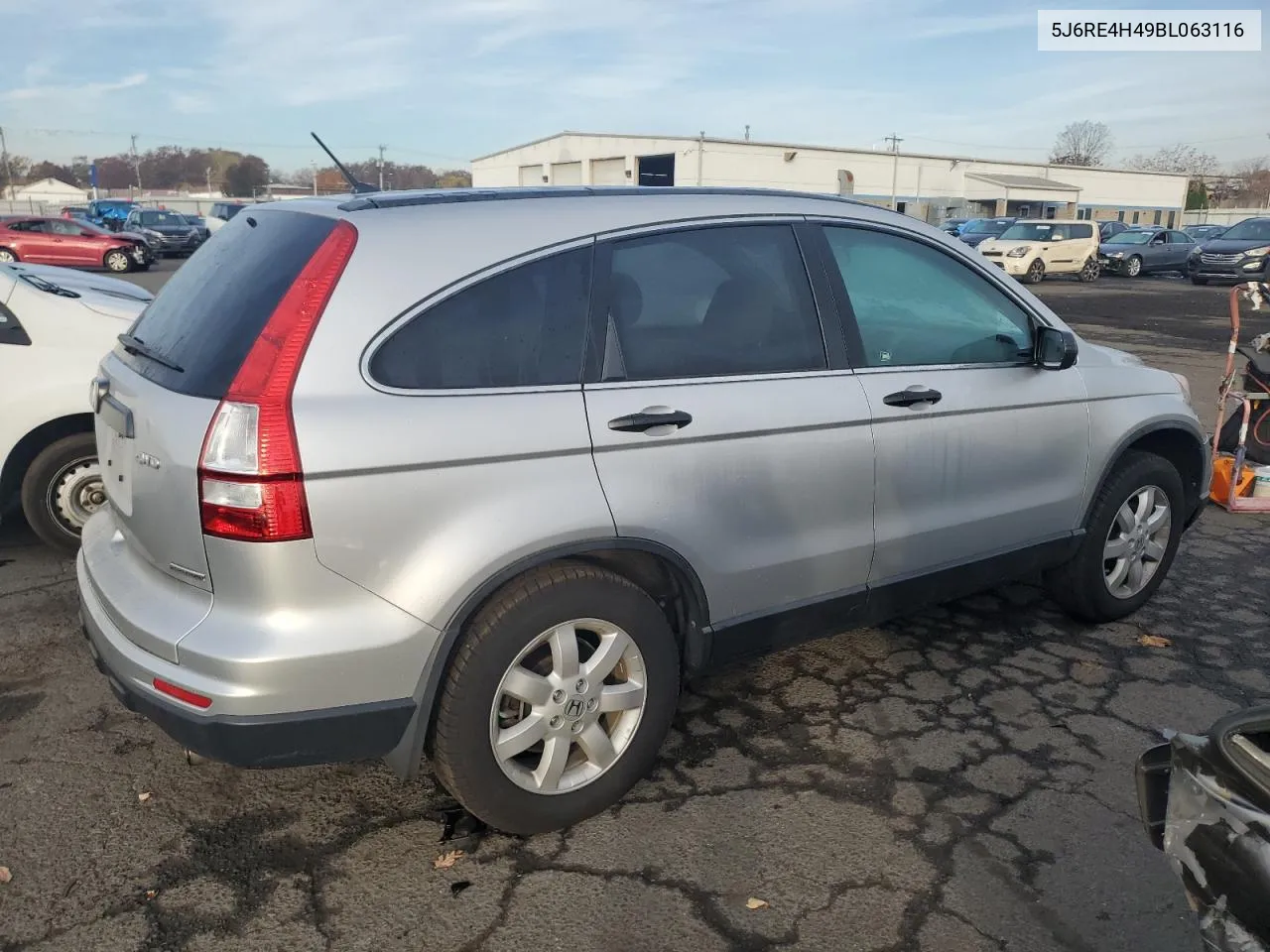 2011 Honda Cr-V Se VIN: 5J6RE4H49BL063116 Lot: 78752724