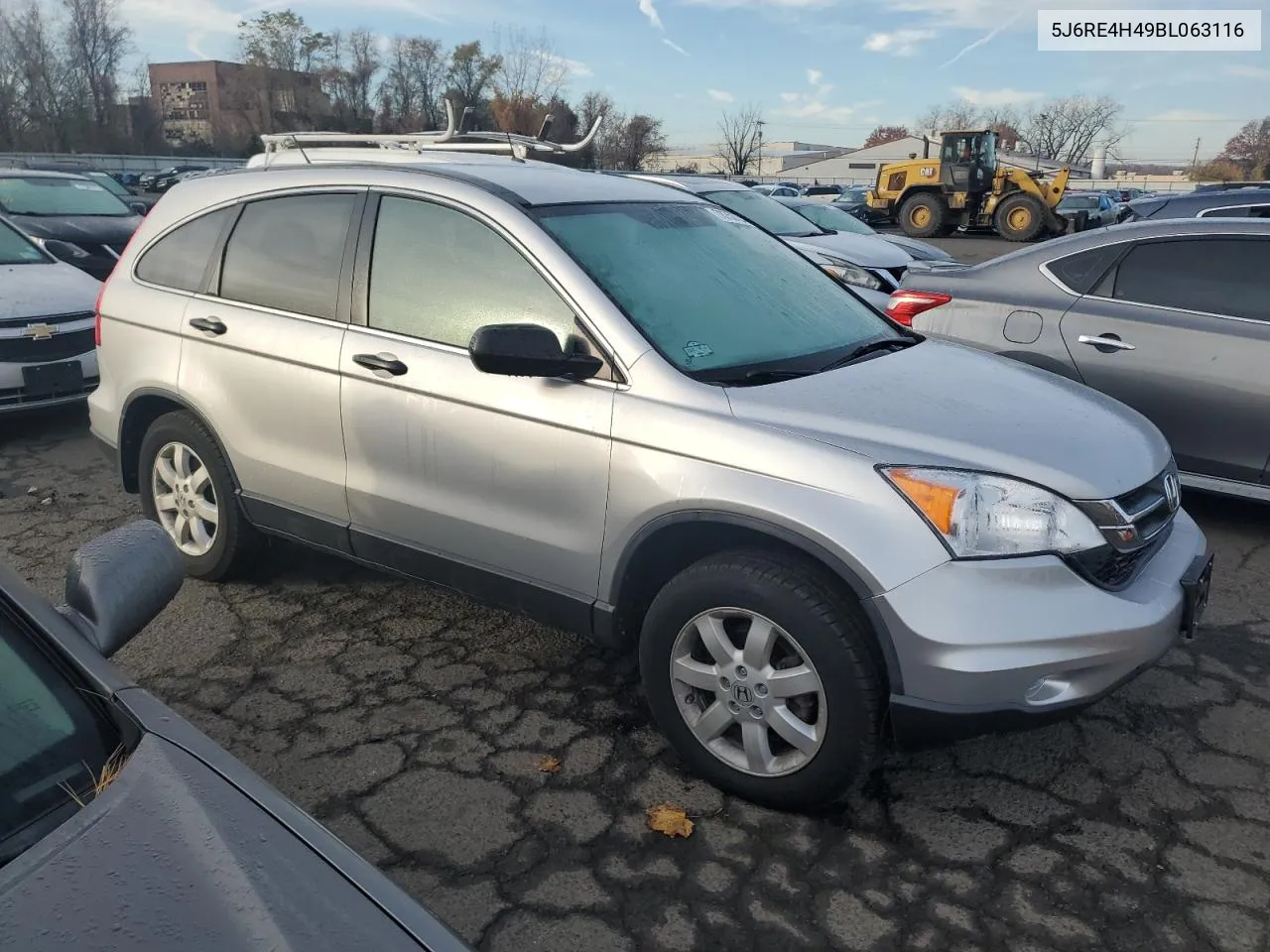 2011 Honda Cr-V Se VIN: 5J6RE4H49BL063116 Lot: 78752724