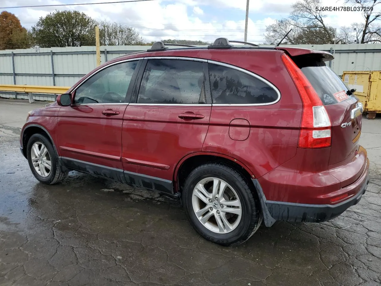 2011 Honda Cr-V Exl VIN: 5J6RE4H78BL037259 Lot: 78752804